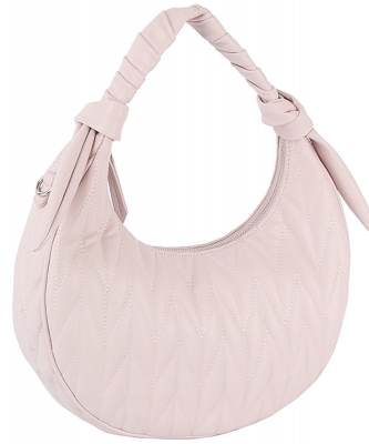 Chevron Quilted Hobo Shoulder Bag LH126-Z PINK